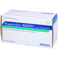 Risperidon Aristo 2mg Filmtabletten, 100 st, Aristo Pharma GmbH