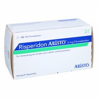 Risperidon Aristo 2mg Filmtabletten, 100 st, Aristo Pharma GmbH