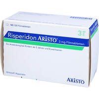 Risperidon Aristo 3mg Filmtabletten, 100 st, Aristo Pharma GmbH