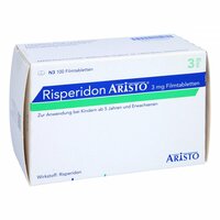 Risperidon Aristo 3mg Filmtabletten, 100 st, Aristo Pharma GmbH