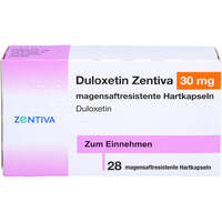 Duloxetin Zentiva 30mg magensaftresistente Hartkap, 28 Stk., Zentiva Pharma GmbH