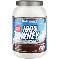 100% Whey Protein - Chocolate -, 900 g, Body Attack Sports Nutrition GmbH & Co. KG