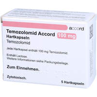 Temozolomid Accord 100mg Hartkapseln Sachets, 5 st, Accord Healthcare GmbH