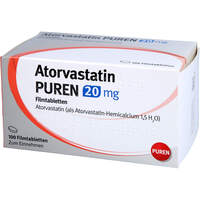 Atorvastatin Puren 20 mg Filmtabletten, 100 st, PUREN Pharma GmbH & Co. KG