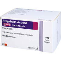 Pregabalin Accord 225mg Hartkapseln, 100 st, Accord Healthcare GmbH
