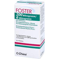 FOSTER 200 Mikrogramm/6 Mikrogramm 120 H&uuml;be, 1 Stk., Chiesi GmbH