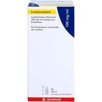 Levetiracetam Glenmark 100mg/ml Lsg.300 ml 10ml AS, 300 ml, Glenmark Arzneimittel GmbH