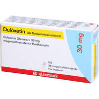 Duloxetin Glenmark 30 mg magensaftres.Hartkaps., 28 Stk., Glenmark Arzneimittel GmbH