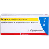 Duloxetin Glenmark 60 mg magensaftres.Hartkaps., 28 Stk., Glenmark Arzneimittel GmbH
