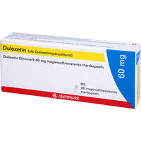Duloxetin Glenmark 60 mg magensaftres.Hartkaps., 28 Stk., Glenmark Arzneimittel GmbH