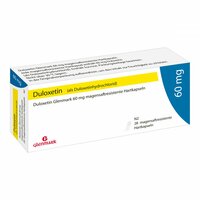 Duloxetin Glenmark 60 mg magensaftres.Hartkaps., 28 Stk., Glenmark Arzneimittel GmbH