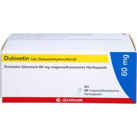 Duloxetin Glenmark 60 mg magensaftres.Hartkaps., 98 st, Glenmark Arzneimittel GmbH