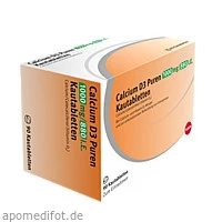 Calcium D3 Puren 1000 mg/880 I.E. Kautabletten, 90 Stück, PUREN Pharma GmbH & Co. KG