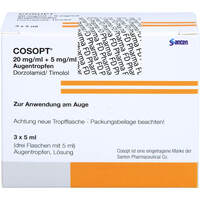 Cosopt 20 mg/ml + 5 mg/ml Augentropfen, 3x5 ml, Fd Pharma GmbH