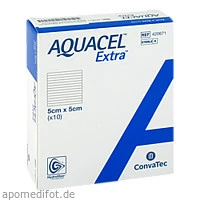 AQUACEL Extra 5x5 cm Kompressen, 10 Stück, B2b Medical GmbH