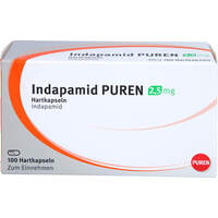 Indapamid PUREN 2.5 mg Hartkapseln, 100 st, PUREN Pharma GmbH & Co. KG