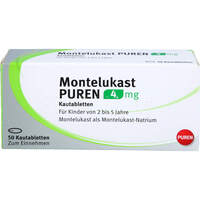 Montelukast PUREN 4 mg Kautabletten, 50 Stk., PUREN Pharma GmbH & Co. KG