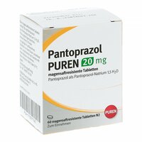 Pantoprazol PUREN 20 mg magensaftresist. Tabletten