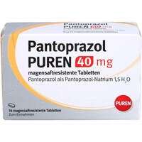 Pantoprazol PUREN 40 mg magensaftresist. Tabletten, 14 Stk., PUREN Pharma GmbH & Co. KG