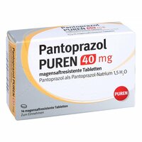Pantoprazol PUREN 40 mg magensaftresist. Tabletten, 14 Stk., PUREN Pharma GmbH & Co. KG