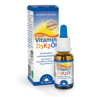 Dr. Jacob's Vitamin D3K2 &Ouml;l 800 IE/20 mcg D3+K2 640 Tropfen, 20 ml, Dr. Jacob's Medical GmbH