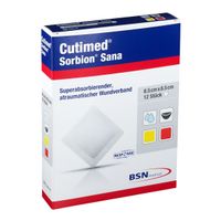 CUTIMED SORBION SANA 8.5x8.5cm, 12 st, Bsn Medical GmbH