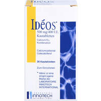 Ideos 500 mg/400 I.E. Kautabletten, 30 Stk., kohlpharma GmbH
