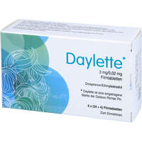 Daylette 0.02 mg/3 mg Filmtabletten, 6x28 Stk., kohlpharma GmbH