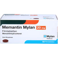 Memantin Mylan 20 mg Filmtabletten, 98 st, Viatris Healthcare GmbH