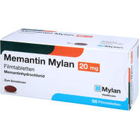Memantin Mylan 20 mg Filmtabletten, 98 st, Viatris Healthcare GmbH