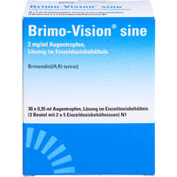 Brimo-Vision sine 2mg/ml AT Lsg im Einzeldosisbeh, 30x0.35 ml, Omnivision GmbH