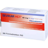 Sevikar HCT 40mg/5mg/12.5mg Filmtabletten, 98 st, Emra-Med Arzneimittel GmbH