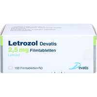 Letrozol Devatis 2.5 mg Filmtabletten, 100 Stk., Devatis GmbH