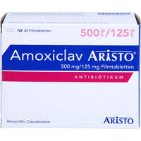 Amoxiclav Aristo 500 mg/125 mg Filmtabletten, 20 st, Aristo Pharma GmbH
