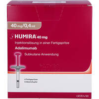 HUMIRA 40 mg/0.4 ml Injektionslösung in Fertigspr., 6 Stk., Abbvie Deutschland GmbH & Co. KG