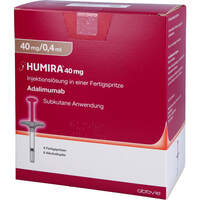 HUMIRA 40 mg/0.4 ml Injektionslösung in Fertigspr., 6 Stk., Abbvie Deutschland GmbH & Co. KG