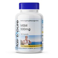 MSM 500mg, 180 st, Somatem GmbH