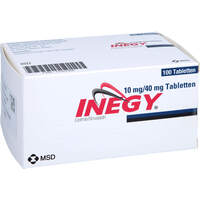 INEGY 10 mg/40 mg Tabletten B, 100 st, Docpharm GmbH