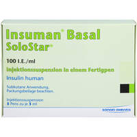 Insuman Basal 100 I.E./ml SoloStar Fertigpen, 5x3 ml, Axicorp Pharma GmbH