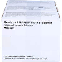 MESALAZIN Beragena 500mg magensaftres. Tabletten B, 300 st, Docpharm GmbH