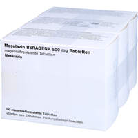 MESALAZIN Beragena 500mg magensaftres. Tabletten B, 300 st, Docpharm GmbH