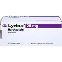 Lyrica 25 mg Hartkapseln, 100 st, Emra-Med Arzneimittel GmbH