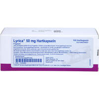 Lyrica 50 mg Hartkapseln, 100 st, Pharma Gerke Arzneimittelvertriebs GmbH