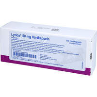 Lyrica 50 mg Hartkapseln, 100 st, Pharma Gerke Arzneimittelvertriebs GmbH