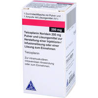 Teicoplanin Noridem 200mg, 1 mg, Demo Pharmaceuticals GmbH