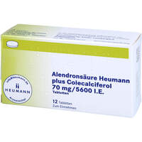 Alendronsäure Heu plus Colecalcif. 70 mg/5600 I.E., 12 st, Heumann Pharma GmbH & Co. Generica KG