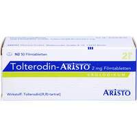 Tolterodin Aristo 2mg Filmtabletten, 50 Stk., Aristo Pharma GmbH