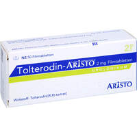 Tolterodin Aristo 2mg Filmtabletten, 50 Stk., Aristo Pharma GmbH