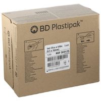 BD PLASTIPAK 1ML TBC Spritze mit Kanüle 25G 5/8, 120x1 ml, Becton Dickinson GmbH