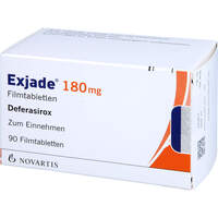 EXJADE 180 MG FILMTABLETTEN, 90 st, Novartis Pharma GmbH